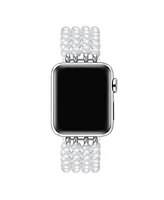 Posh Tech Women's Ariel Cultivated Pearl Band for Apple Watch 42mm, 44mm, 45mm, 49mm