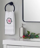 Skl Home Wreath Monogram Cotton Hand Towel, 16" x 26"