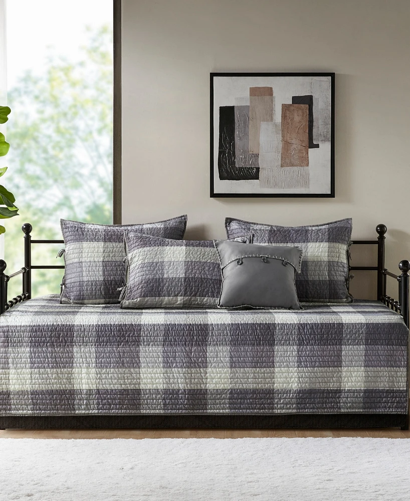 Madison Park Ridge Herringbone 6-Pc. Coverlet Set, Daybed