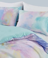 Intelligent Design Cassiopeia Watercolor Tie Dye -Pc. Duvet Cover Set