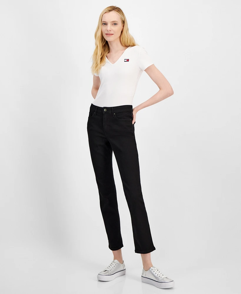 Tommy Hilfiger Women's Tribeca Straight-Leg Jeans