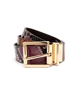 Kate Spade New York Women's 32mm Snake Embossed Reversible Belt