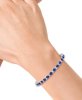 Effy Emerald (9-1/3 ct. t.w.) and Diamond (1/4 Tennis Bracelet 14k Gold (Also Available Brasilica by Sapphire)