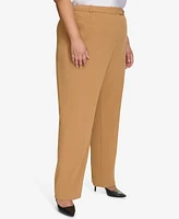 Calvin Klein Plus High Rise Straight Leg Pants