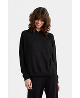 Chinti and Parker Women's & Wool Cashmere Boxy Hoodie