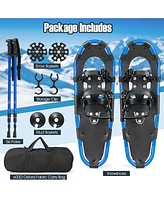 Sugift 21 Inch Lightweight Terrain Snowshoes with Flexible Pivot System-21 inches