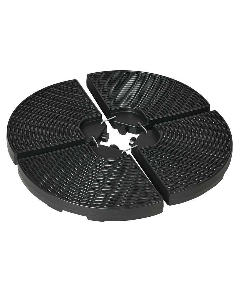 Streamdale Furniture Hdpe Patio Umbrella Base Weights (Round)