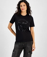 Michael Kors Women's Foil-Logo T-Shirt