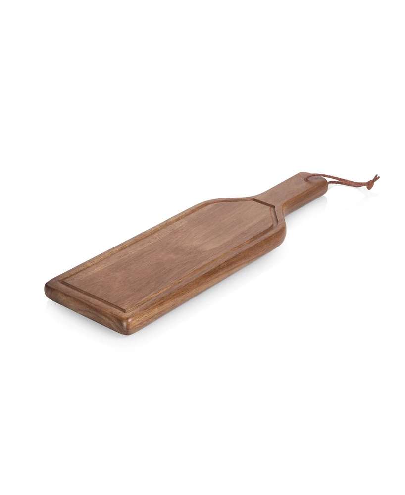 Toscana Botella Acacia Cheese Cutting Board Serving Tray