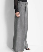 Dkny Women's High-Rise Wide-Leg Pants