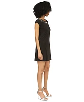 Michael Kors Women's Rhinestone Cap-Sleeve Mini Dress