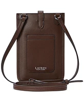 Lauren Ralph Lauren Leather Crossbody Tech Case