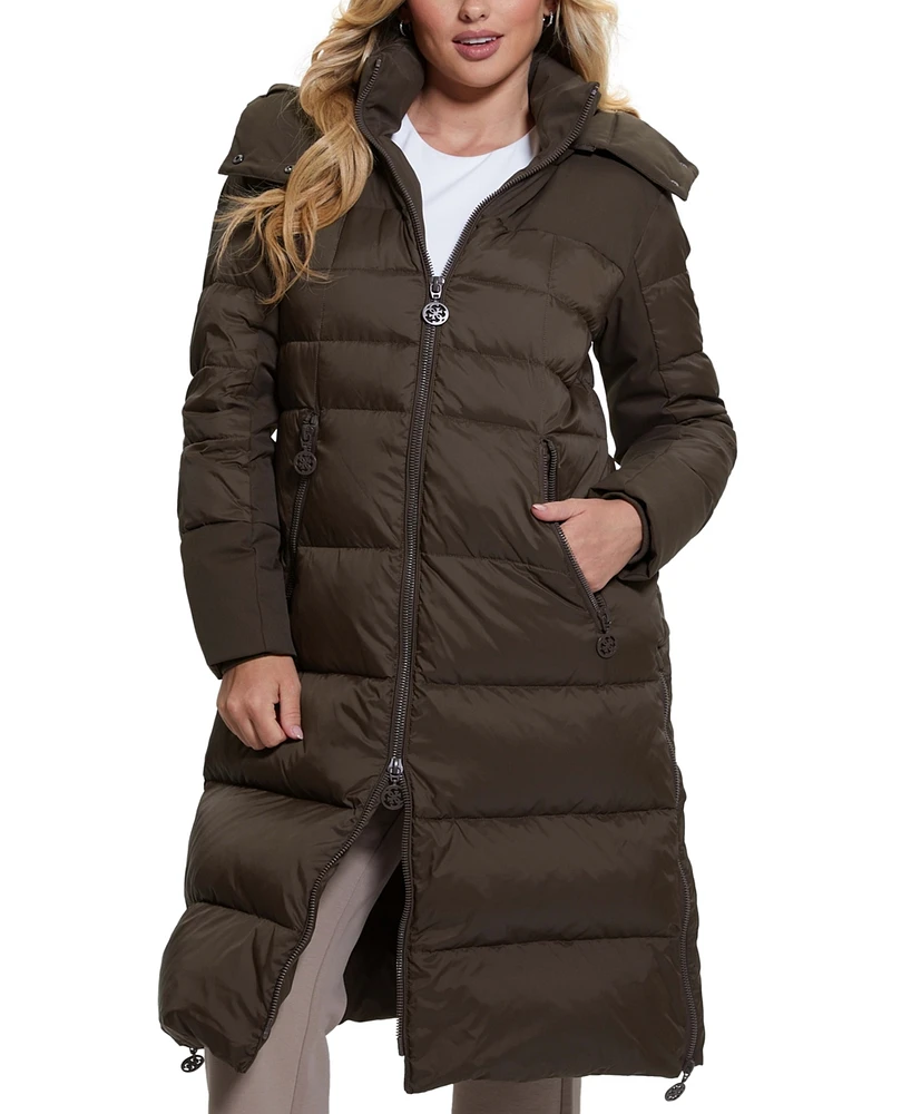 Guess Women's Carolyn Long Down Puffer Jacket