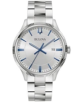 Bulova Men's Stainless Steel Bracelet Watch 42mm