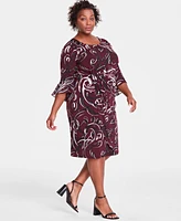 Connected Plus Side-Tab Dress