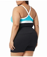 Beach House Sport Plus Flex Ribbed Tankini Top