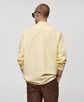 Mango Men's Linen Blend Shirt