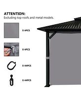 Aoodor Gazebo Curtain Replacement