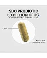 Codeage Sbo Probiotics, 50 Billion CFUs Per Serving, Multi Strain Soil Based Organisms Blend and Organic Fermented Botanical Blend, Shelf