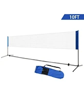 Vebreda Portable 10 Inch x 5 Inch Badminton Beach Tennis Training Net