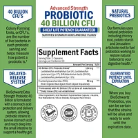 Daily Probiotic Supplement 40 Billion Cfu
