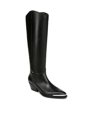 Franco Sarto Women's Billie Pointed Toe Knee High Western Boots