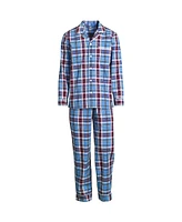 Lands' End Men's Long Sleeve Essential Pajama Set