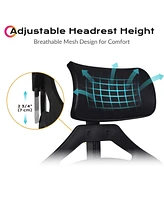 Byootique 28" Height Tall Director Chair Folding Artist Makeup Head Rest Salon