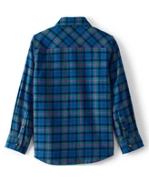 Lands' End Girls Long Sleeve Flannel Shirt