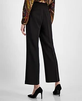 T Tahari Women's High-Rise Wide-Leg Pants