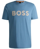 Boss by Hugo Men's Rubber-Print Logo T-Shirt