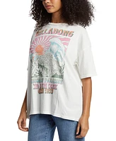 Billabong Juniors' Vision of Paradise Cotton Logo-Graphic T-Shirt