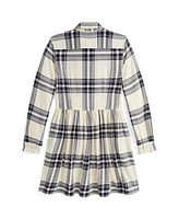 Polo Ralph Lauren Big Girls Plaid Cotton Twill Shirtdress