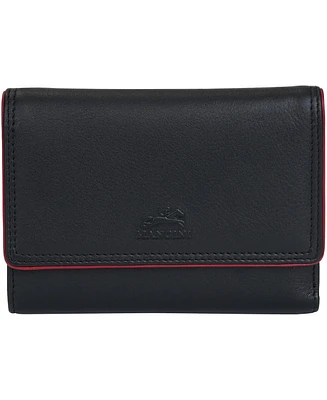 Mancini Women's Sonoma Rfid Secure Clutch Wallet