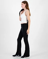 Ultra Flirt Juniors' Flared Foldover-Waist Leggings