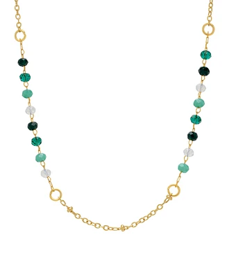 Macy's Green Crystal Necklace