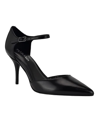 Calvin Klein Women's Crimza Pointy Toe Stiletto Heel Dress Pumps