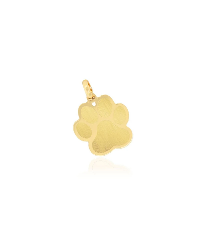 The Lovery Gold Paw Charm 14K Gold