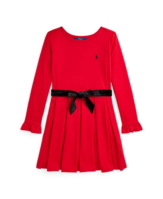 Polo Ralph Lauren Big Girls Pleated Ponte Dress