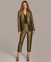 Donna Karan New York Women's Metallic One-Button Blazer