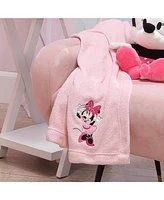 Lambs & Ivy Disney Baby Minnie Mouse Love Pink Soft Fleece Baby Blanket