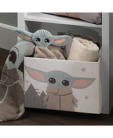 Lambs & Ivy Star Wars Grogu/Baby Yoda Foldable/Collapsible Storage Bin/Basket