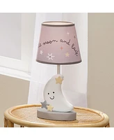 Bedtime Originals Little Star Celestial Moon Nursery Lamp with Shade and Bulb