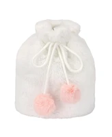 Lambs & Ivy 5 Piece Pink/White Bunny Infant/Newborn Baby Gift Set w/ Swaddle