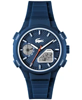 Lacoste Men's LC33 Blue Silicone Strap Watch 45mm