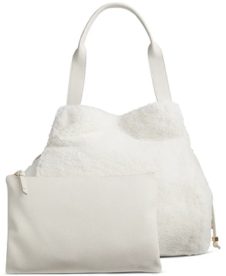 On 34th Jyyll Sherpa Medium Tote, Created for Macy's