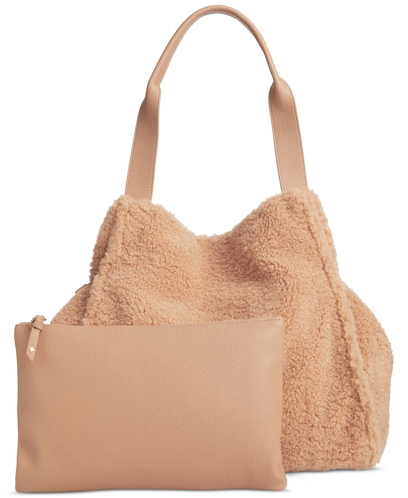 On 34th Jyyll Sherpa Medium Tote