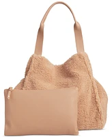 On 34th Jyyll Sherpa Medium Tote, Created for Macy's