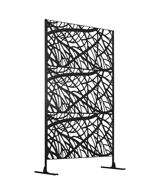 Streamdale Furniture Decorative Outdoor Privacy Screen with Twisted Branch Design