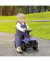 Simplie Fun Kids Push Car with Pa and Horn, Police Style